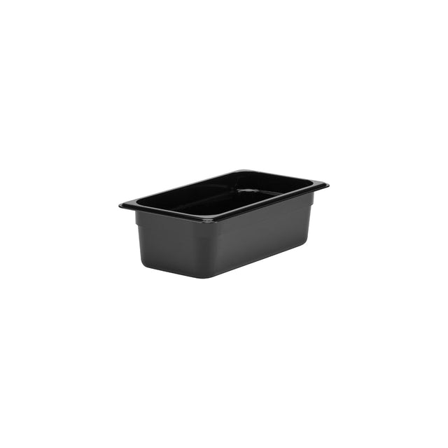 532293 Cambro 1/3 Size Food Pan Polycarbonate Black 176x325x100mm / 3.6Lt Star Group