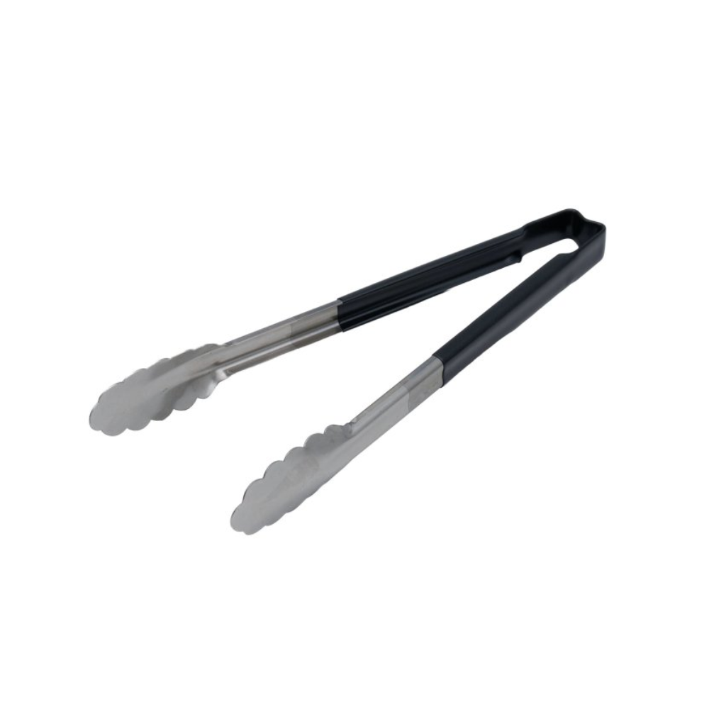 330mm Stainless Steel Serving Tongs with Black Kool-Touch® Handle