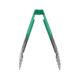 330mm Stainless Steel Serving Tongs with Green Kool-Touch® Handle