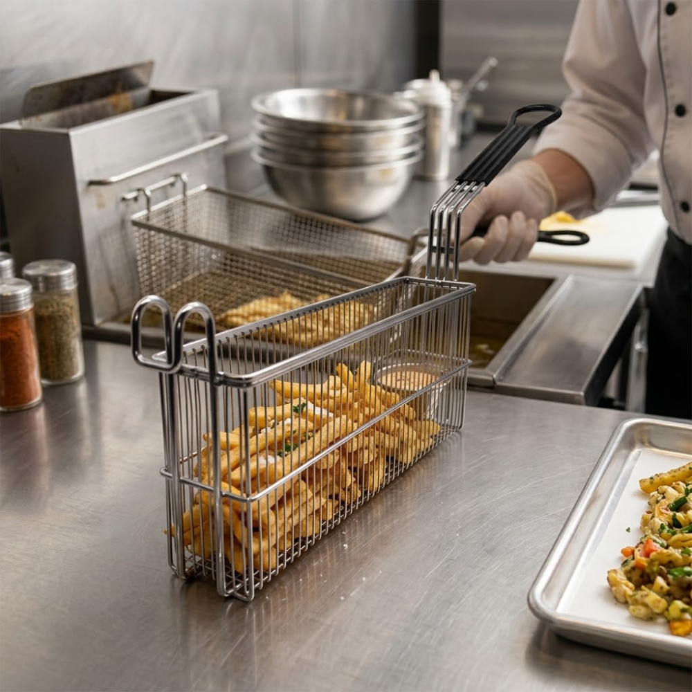 1/4 Size Fry Basket