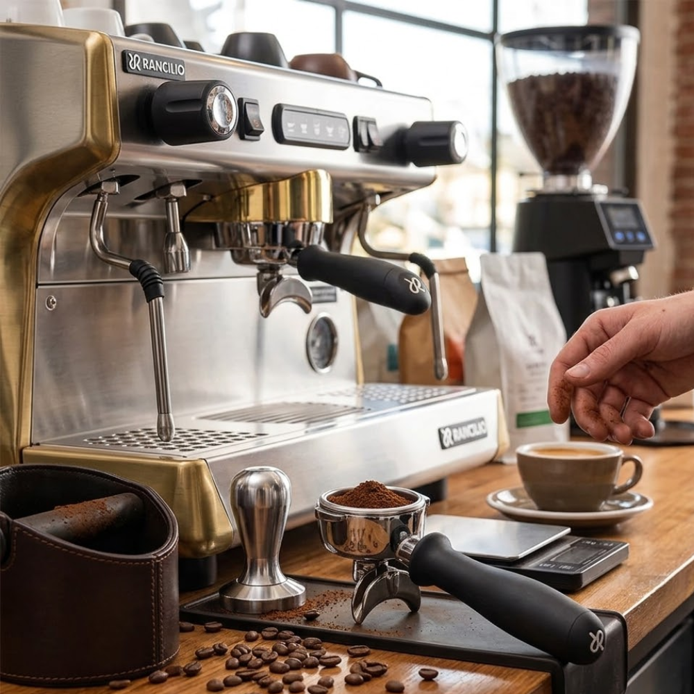 Double Spout Portafilter Group Handle