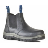 Claret Leather Safety Boot - Sz 4
