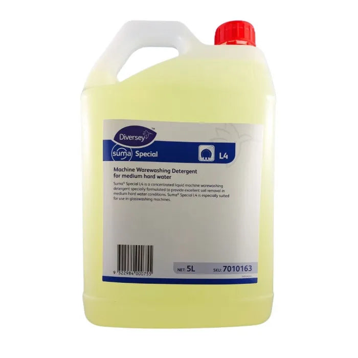 Suma Special L4 Dishwashing Liquid 5Ltr, Carton of 2