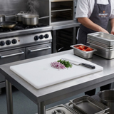Polyethylene Cutting Board White GN 1/1 - 325x530x20mm HACCP