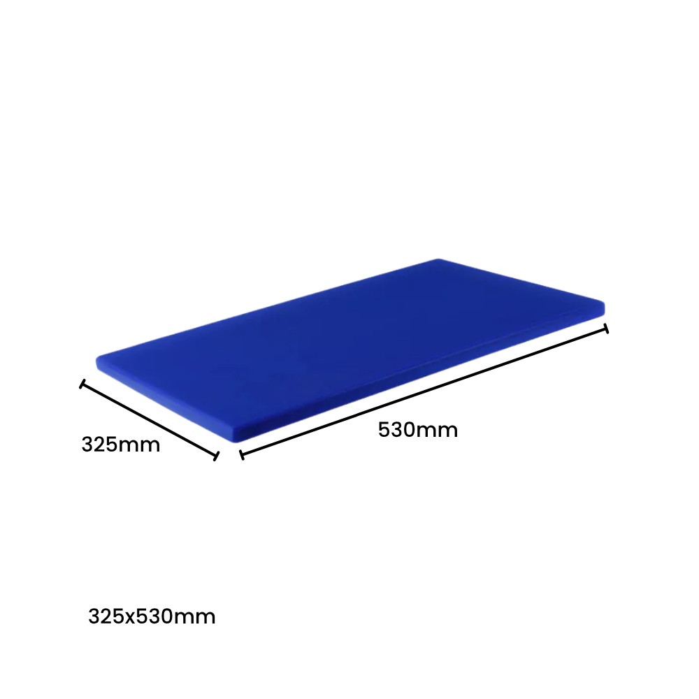 Polyethylene Cutting Board Blue GN 1/1 - 325x530x20mm HACCP