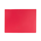 Polyethylene Cutting Board Red GN 1/1 - 325x530x20mm HACCP