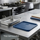 Cambro CamSquare Lid Polypropylene Blue To Suit 11.4Lt 17.2Lt 20.8Lt