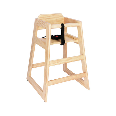 608086 Chef Inox Childrens High Chair Natural 513x502x733mm Star Group