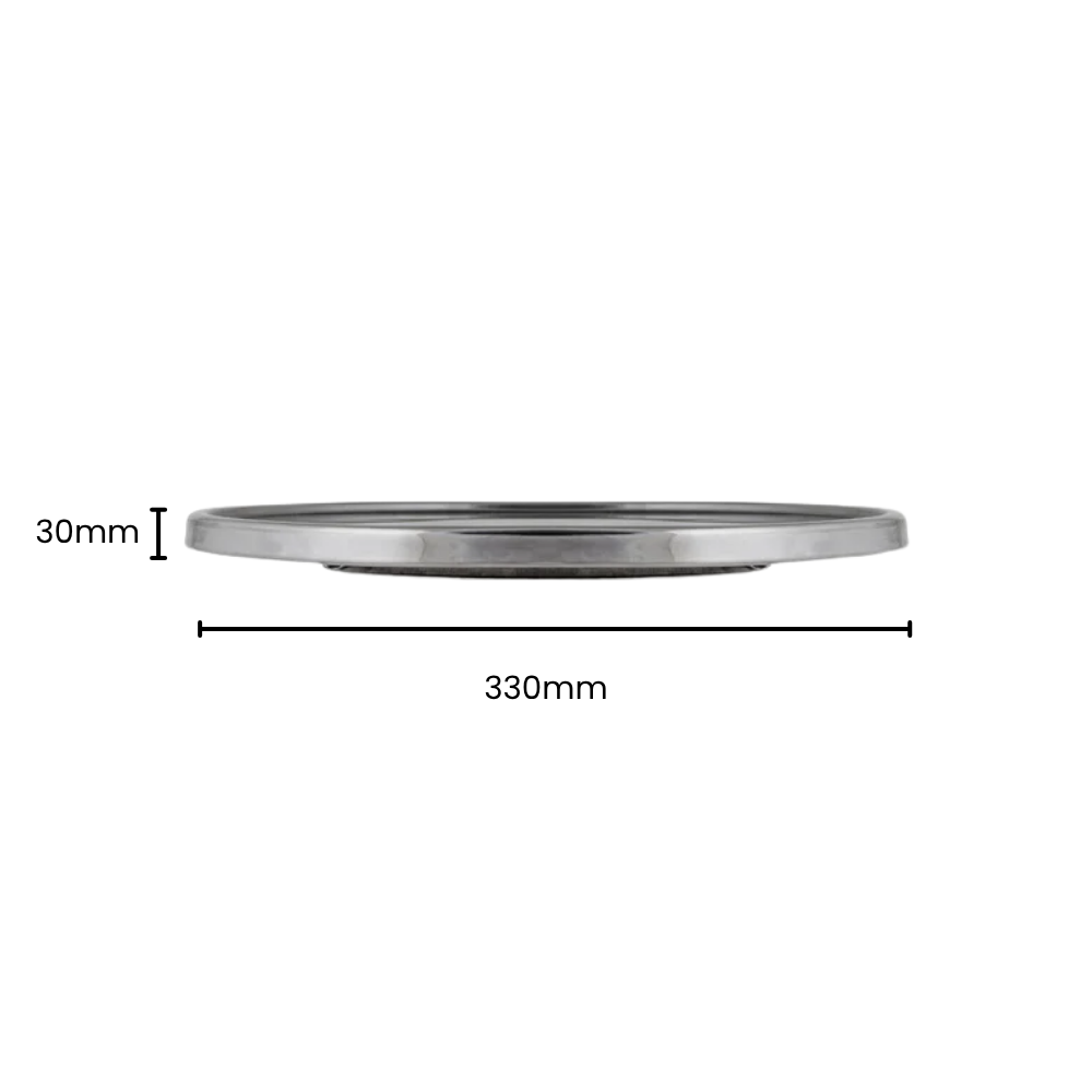 Cake Stand Plate Stainless Steel 330x30mm