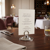 Chef Inox Ring Menu Card Holder 57mm