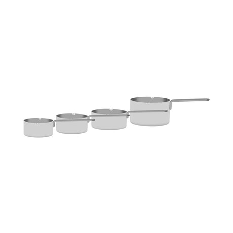 608180 Chef Inox Measuring Cup Set 4pc Star Group