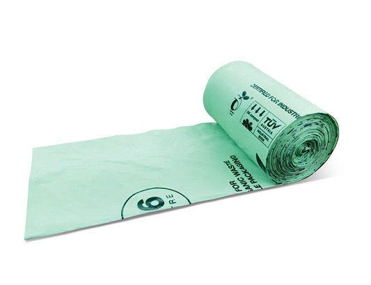 36L Large Compostable Bin/Trash Liner, Carton of 1000