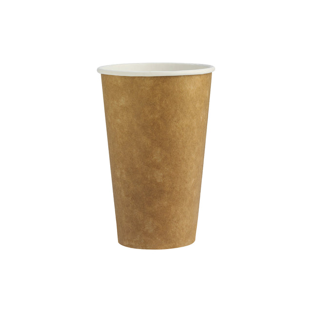 760058 Single Wall Coffee Cup Kraft 473ml / 16oz Star Group