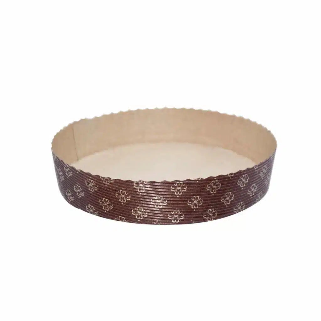 Large Patty Pan Brown 185x35mm 100/Sleeve