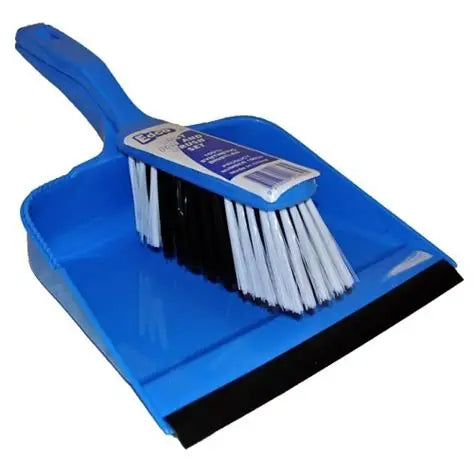 Dust Pan & Brush Set Blue