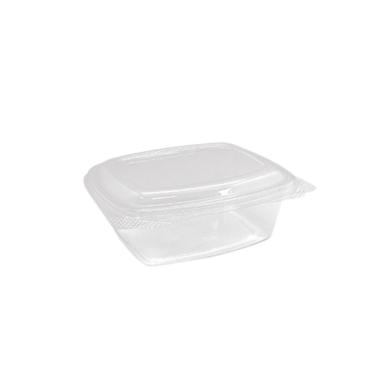 Hinged Rectangular Container PET 142x125x67mm / 473ml