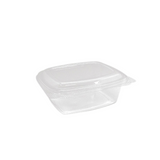 Hinged Rectangular Container PET 142x125x67mm / 473ml - 300 units