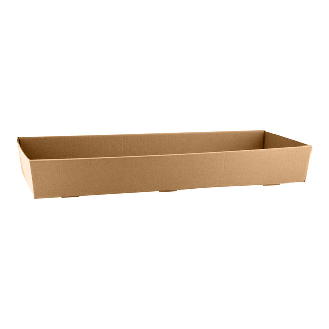 781945 Premium Catering Tray Base Large Kraft 560x255x80mm Star Group