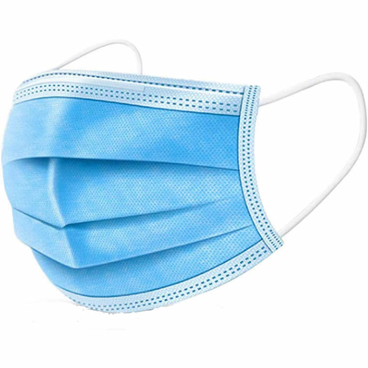 Disposable 3-Ply Face Mask Blue - 50/Pkt