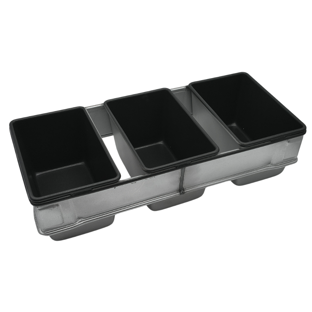 340Gm Bread Pan Set/3 Teflon