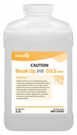 Diversey Break Up J-Fill D3.5 Concentrated Degreaser Liquid 2.5l - 2/Pack
