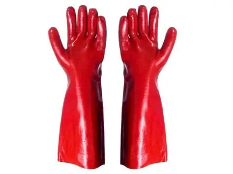 45cm Red Liquid Resistant Gloves