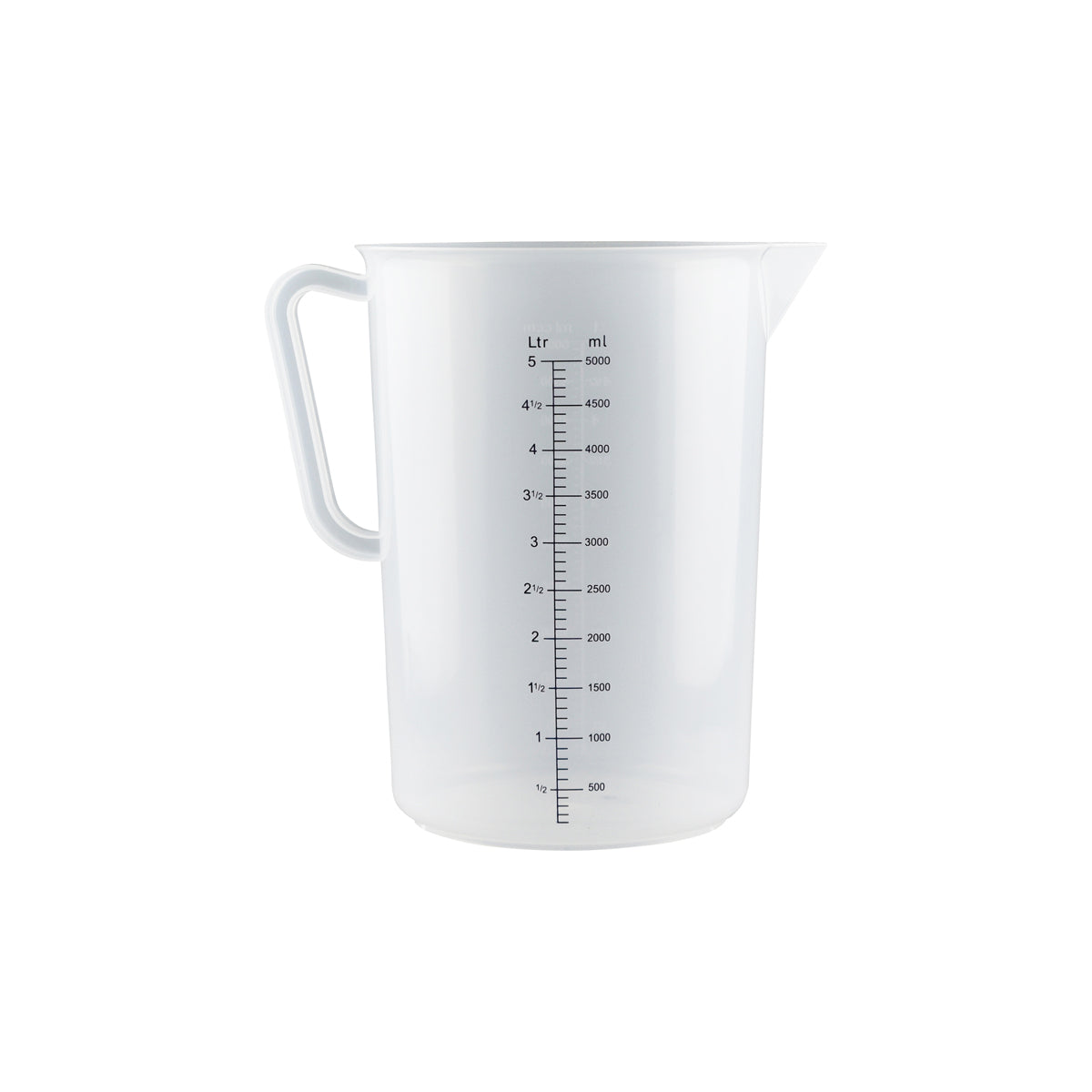 790008 Measuring Jug Polypropylene with Graduated Markings 5Lt Star Group