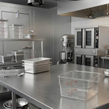 Cambro CamSquare Storage Container Polycarbonate Clear 185x185x100mm / 1.9Lt, 1 Unit