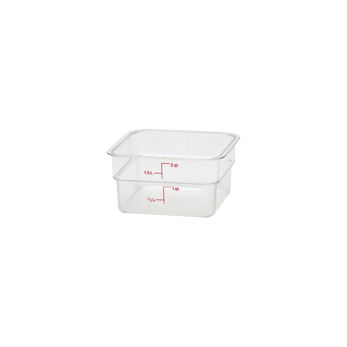 790019 Cambro CamSquare Storage Container Polycarbonate Clear 185x185x100mm / 1.9Lt Star Group