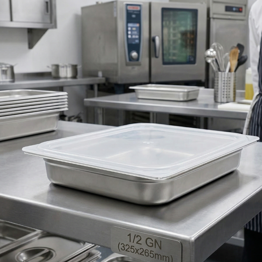 Cambro 1/2 Size Food Pan Cover Polypropylene Translucent 265x325mm