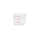 790021 Cambro CamSquare Storage Container Polycarbonate Clear 215x215x185mm / 5.7Lt Star Group