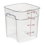 Cambro CamSquare Storage Container Polycarbonate Clear 215x215x230mm / 7.6Lt, 1 Unit