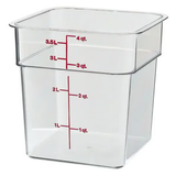Cambro CamSquare Storage Container Polycarbonate Clear 185x185x187mm / 3.8Lt, 1 Unit