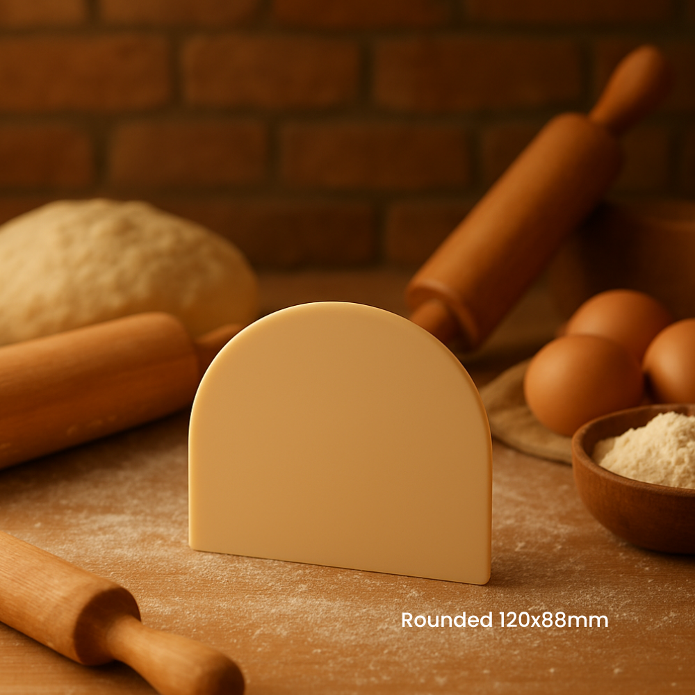 Thermohauser Dough Scraper Rounded 120x88mm, 1 Unit