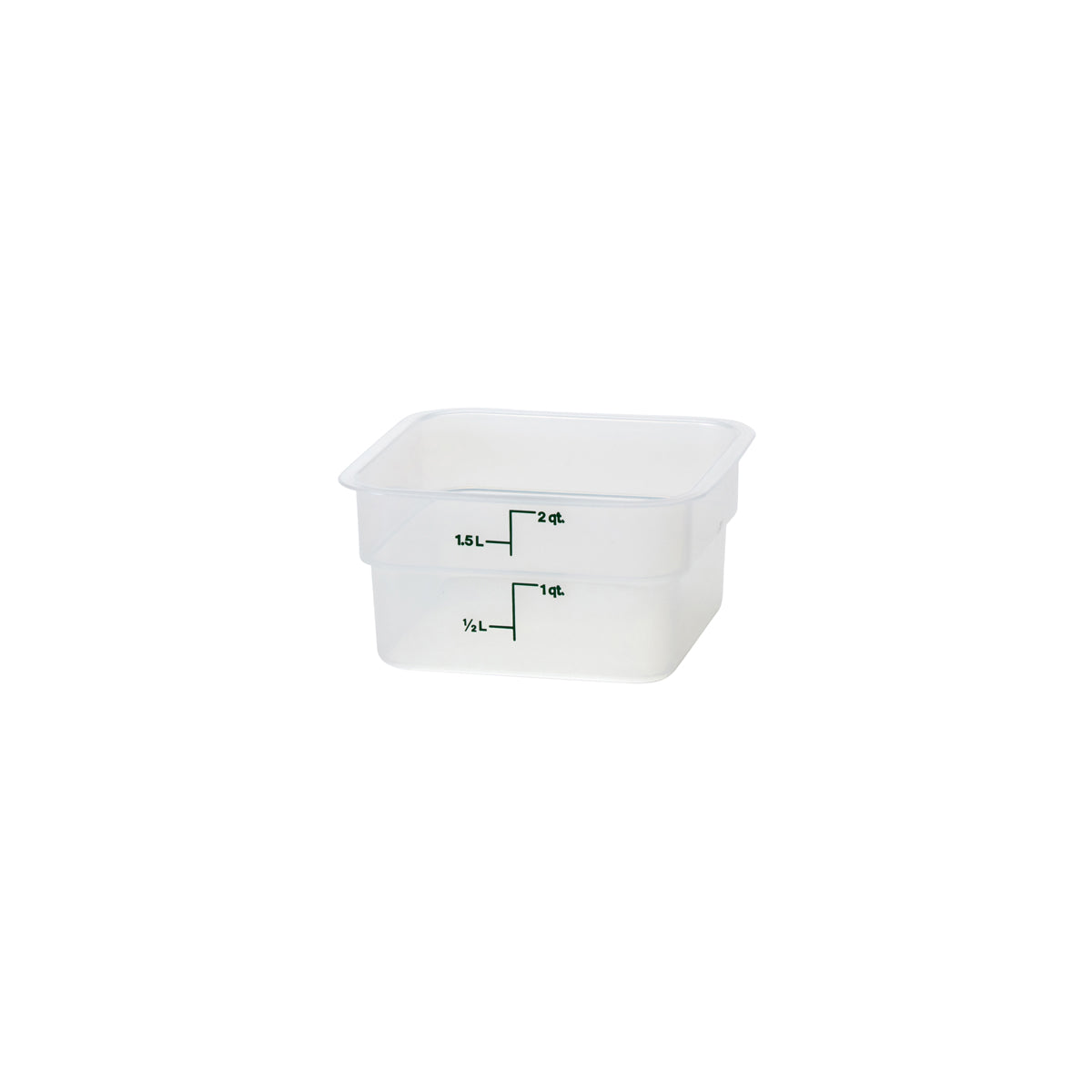 790047 Cambro CamSquare Storage Container Polypropylene Translucent 185x185x100mm / 1.9Lt Star Group