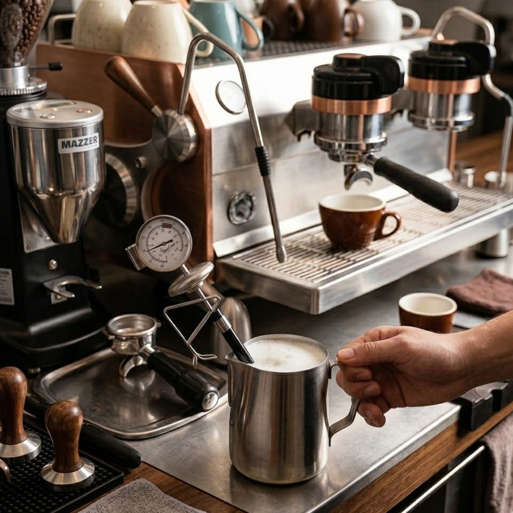 Chef Inox Coffee Thermometer with Clip 32x140mm, 1 Unit