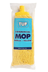 Tuf Commercial Mop Head Yellow 400gm