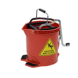 15L Red Commercial Mop Bucket
