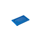 802004 Inox Macel Gastronorm Lid Polypropylene 1/4 Size Blue 265x162x20mm Star Group