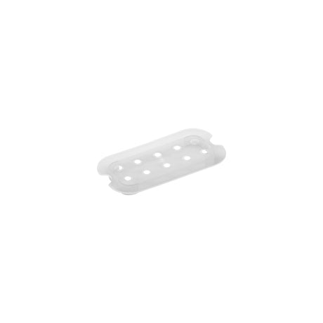 802005 Inox Macel Gastronorm Drain Plate Polypropylene 1/4 Size 255x152x25mm Star Group
