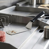Chef Inox Grill Turner with Black Handle 180x75x310mm