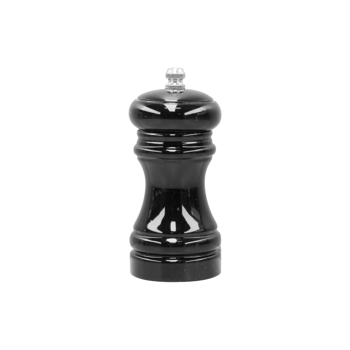 908001 Chef Inox Cafe Salt / Pepper Mill Black Wood 50x115mm Star Group