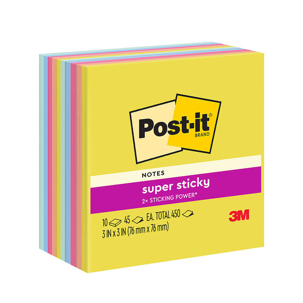 Post-it Sticky Notes, Pack of 10