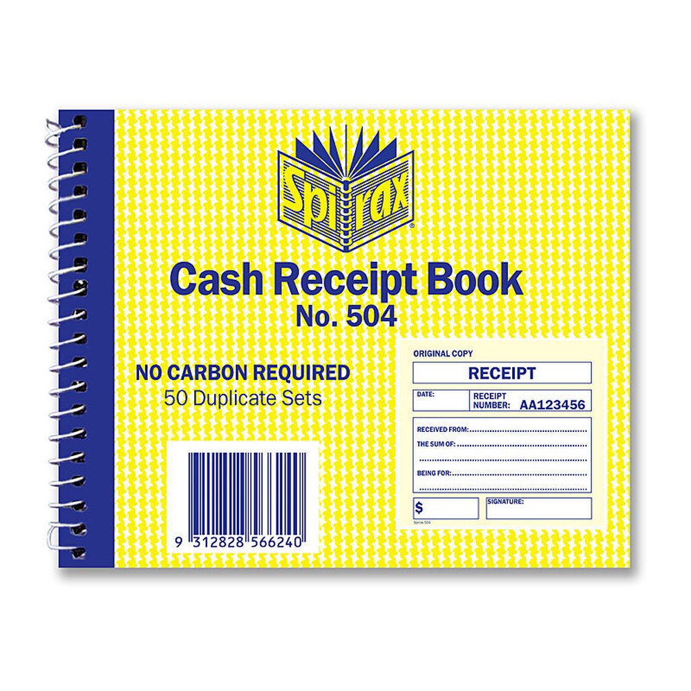 504 Cash Receipt Book
