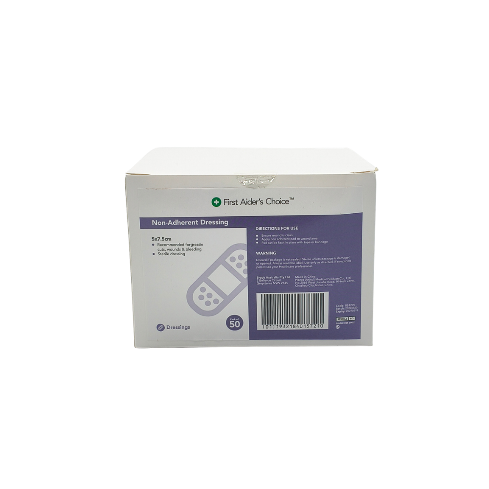 Non Adherent Dressing  5 x 7.5cm - 50/Pack