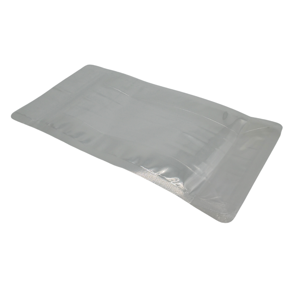 Clear Flat Bottom Bag with Zipper - 120x220-60mm - 50/Pkt